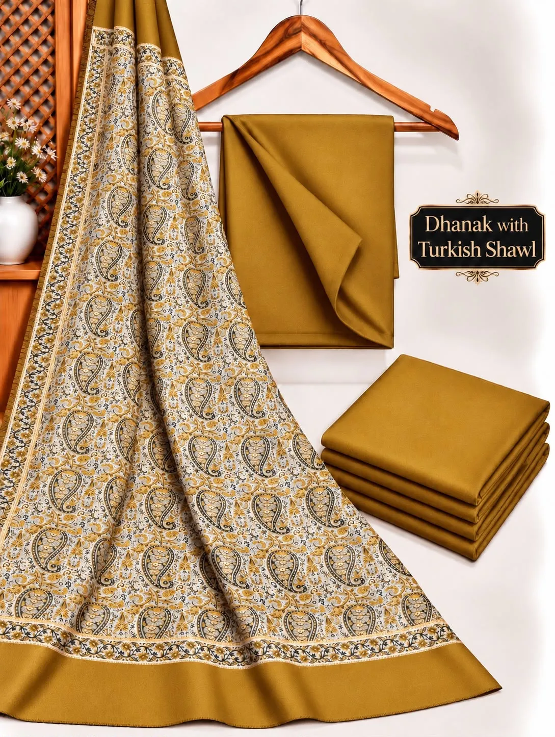 Winter’s Collection – Pure Dhanak 3-Piece Suit
