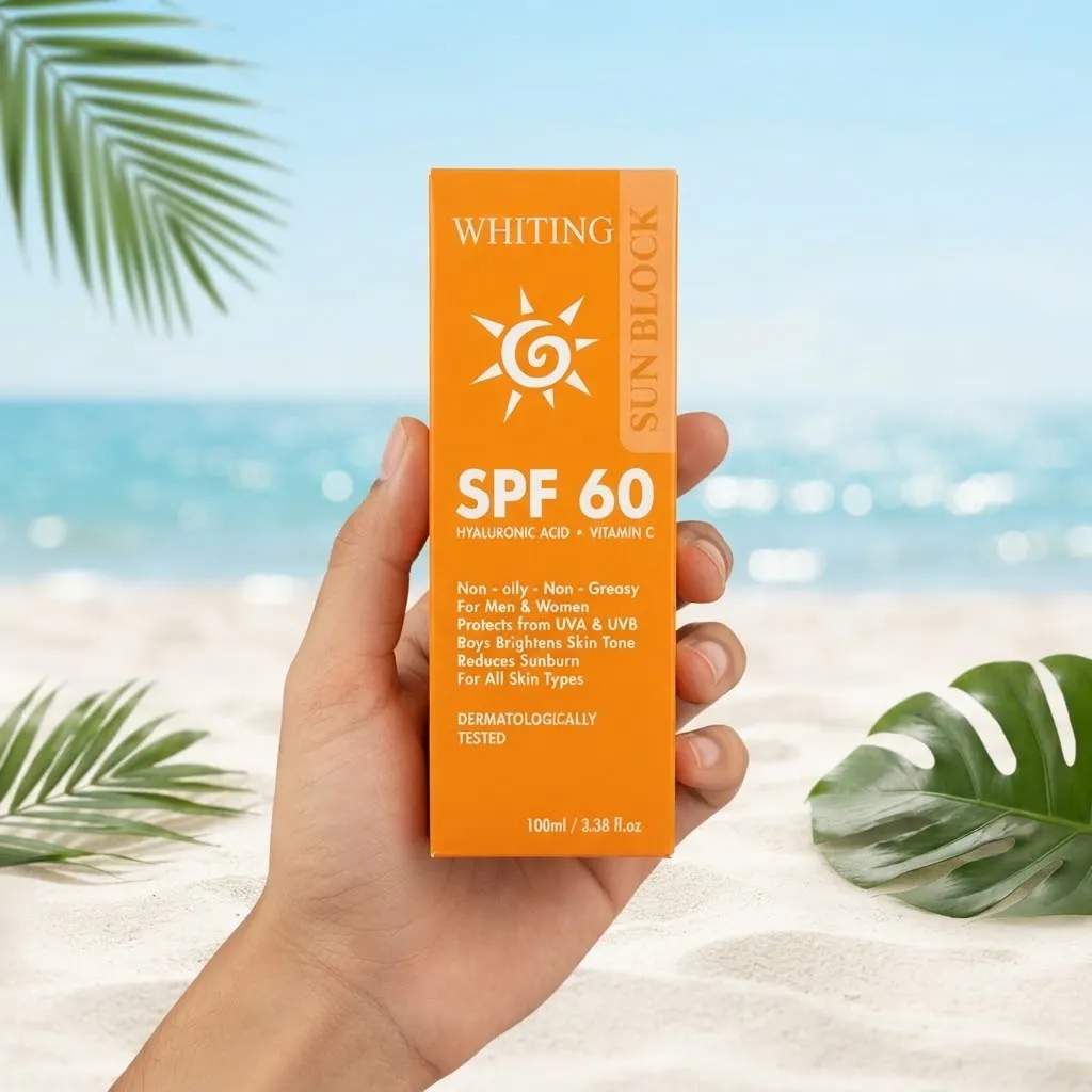 Whiting Sunblock SPF 60 100ml – Sun Protection Cream