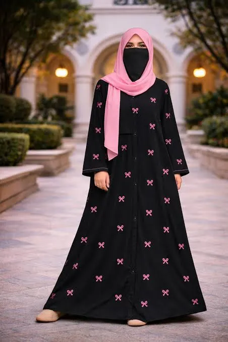 Bow Abaya /feel truly beautiful 