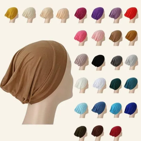 Hejab caps with different colors 