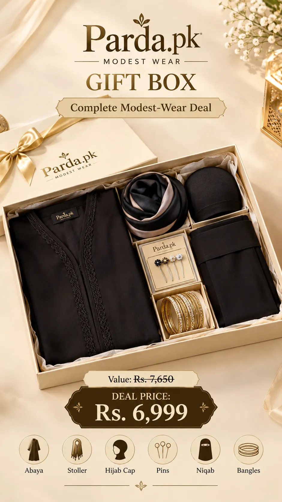 Parda.pk Complete Modest Wear Gift Box ✨