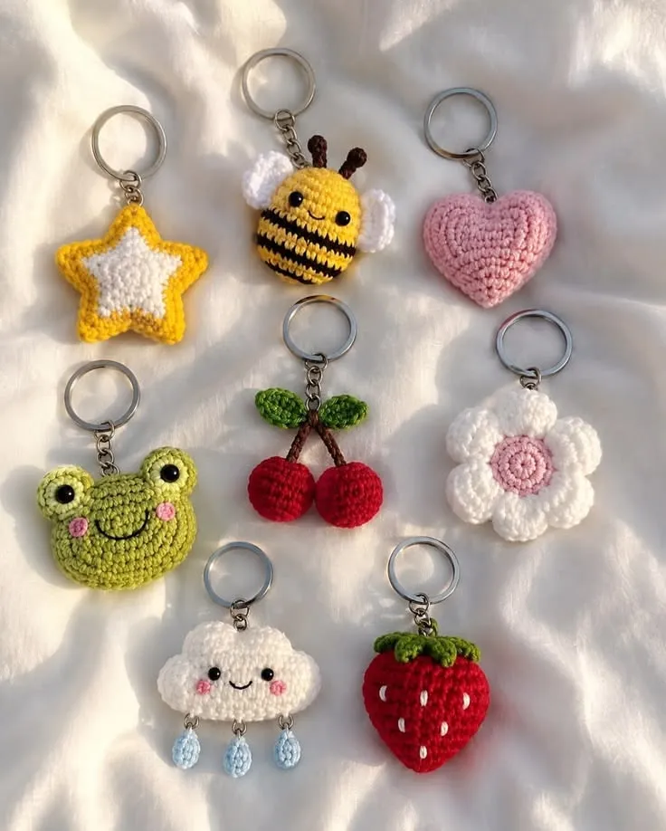 Crochet keychains 